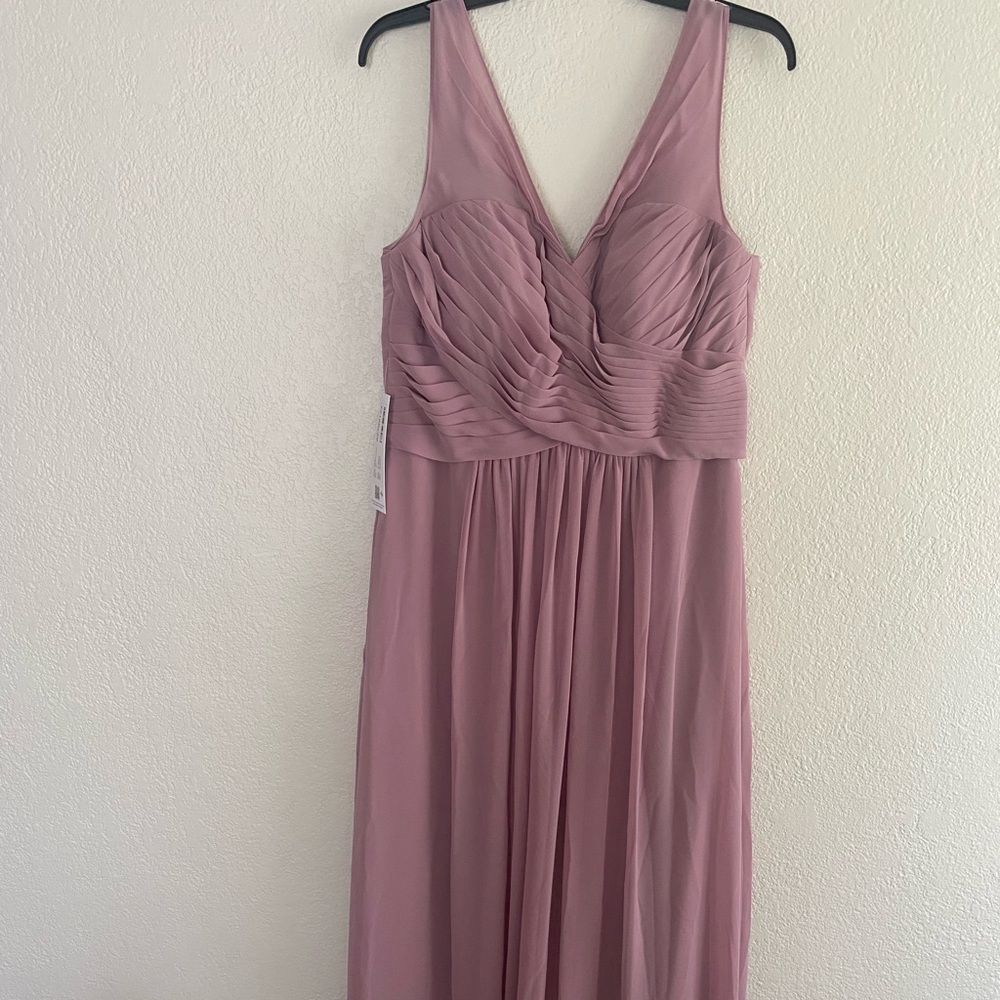 NWT Azazie Alicia Vintage Mauve Bridesmaid Dress